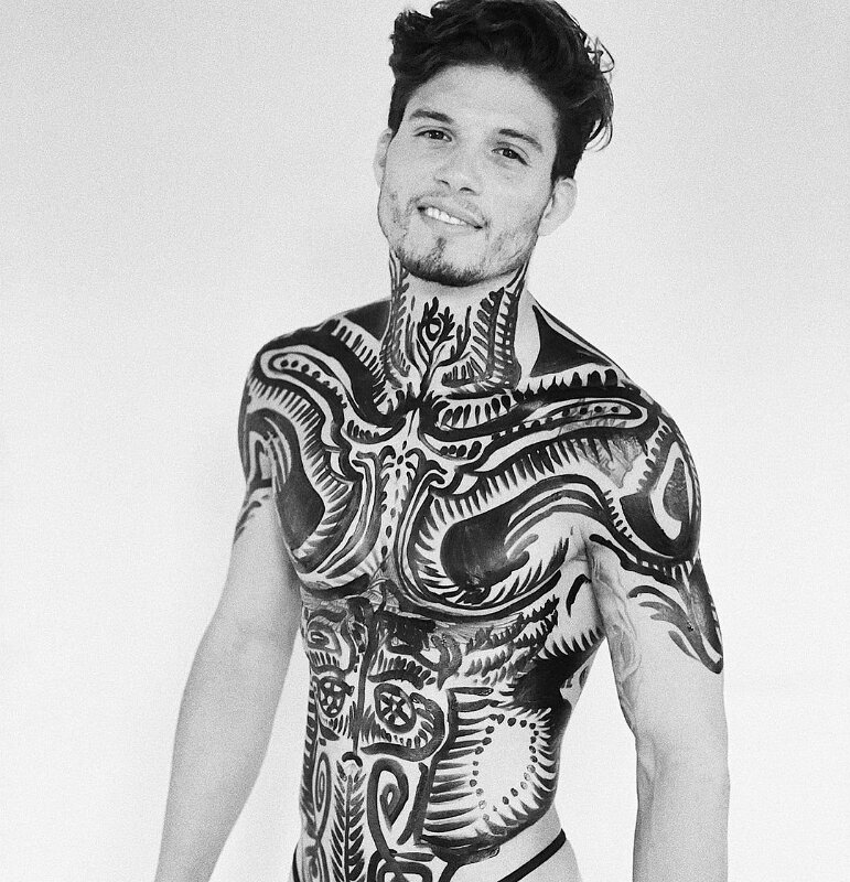 Body Paint Warrior (3)