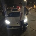 Joe in a Lamborghini
