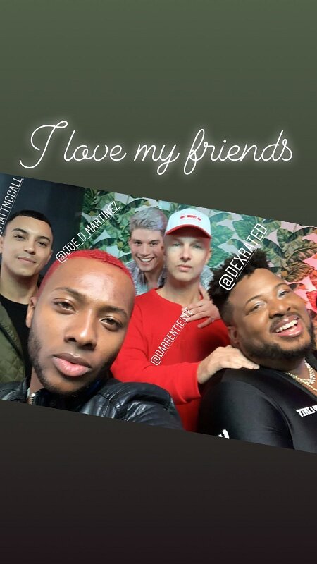Joe D Martinez with his gay friends (16)
